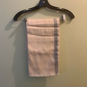 🚨 SOLD 🚨 🎊 Cream Scarf w/ Embroidered Details